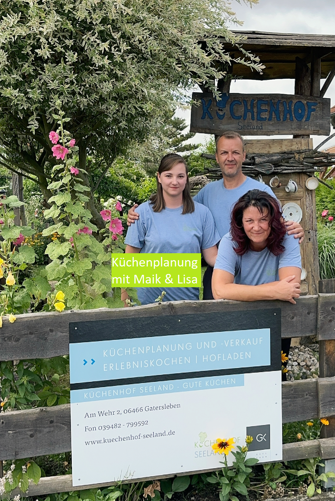 Claudia und Maik Riske und Lisa Reinecke