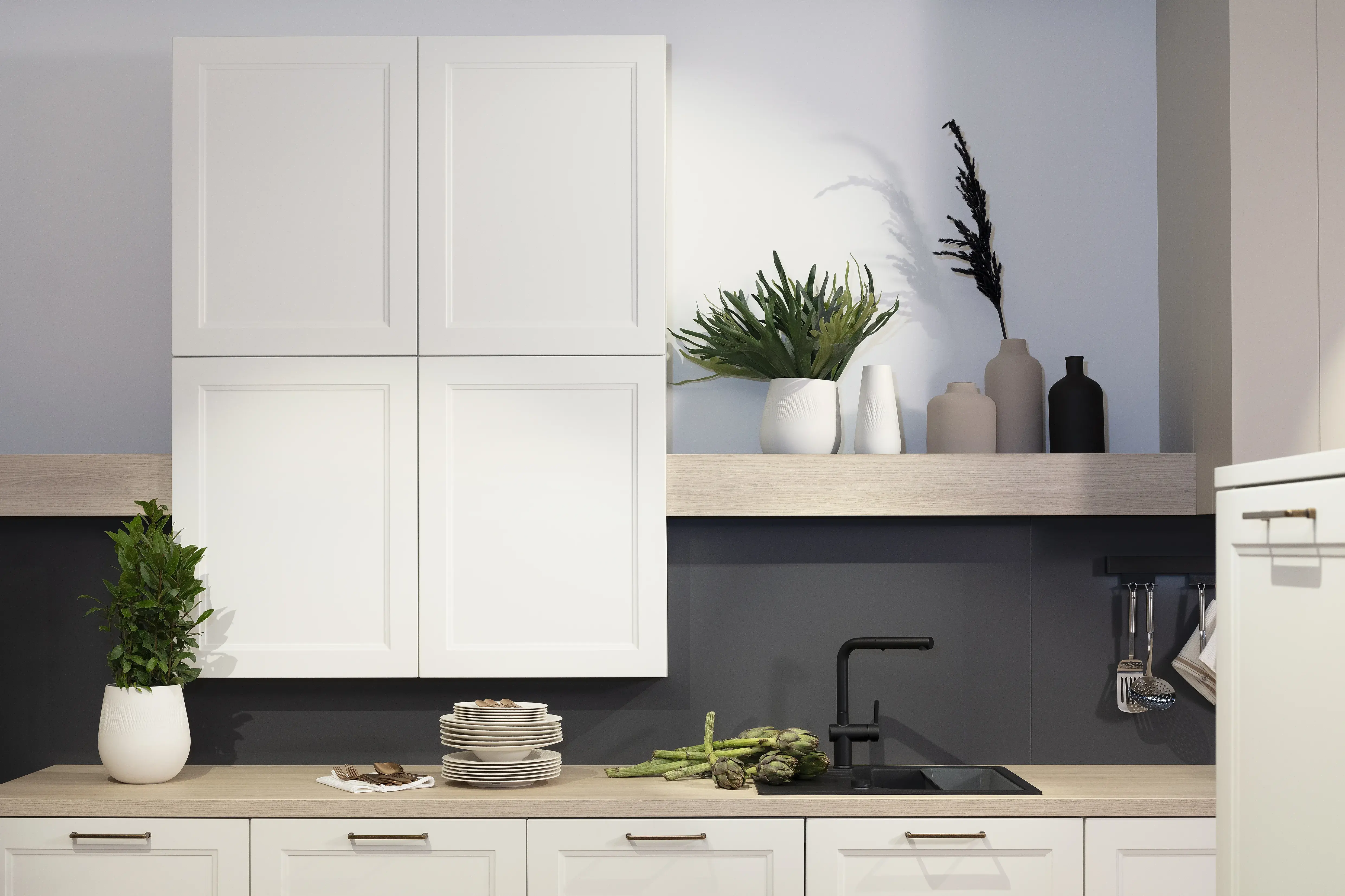 Häcker-Küche Ravenna Ultramatt Küchenzeile. 